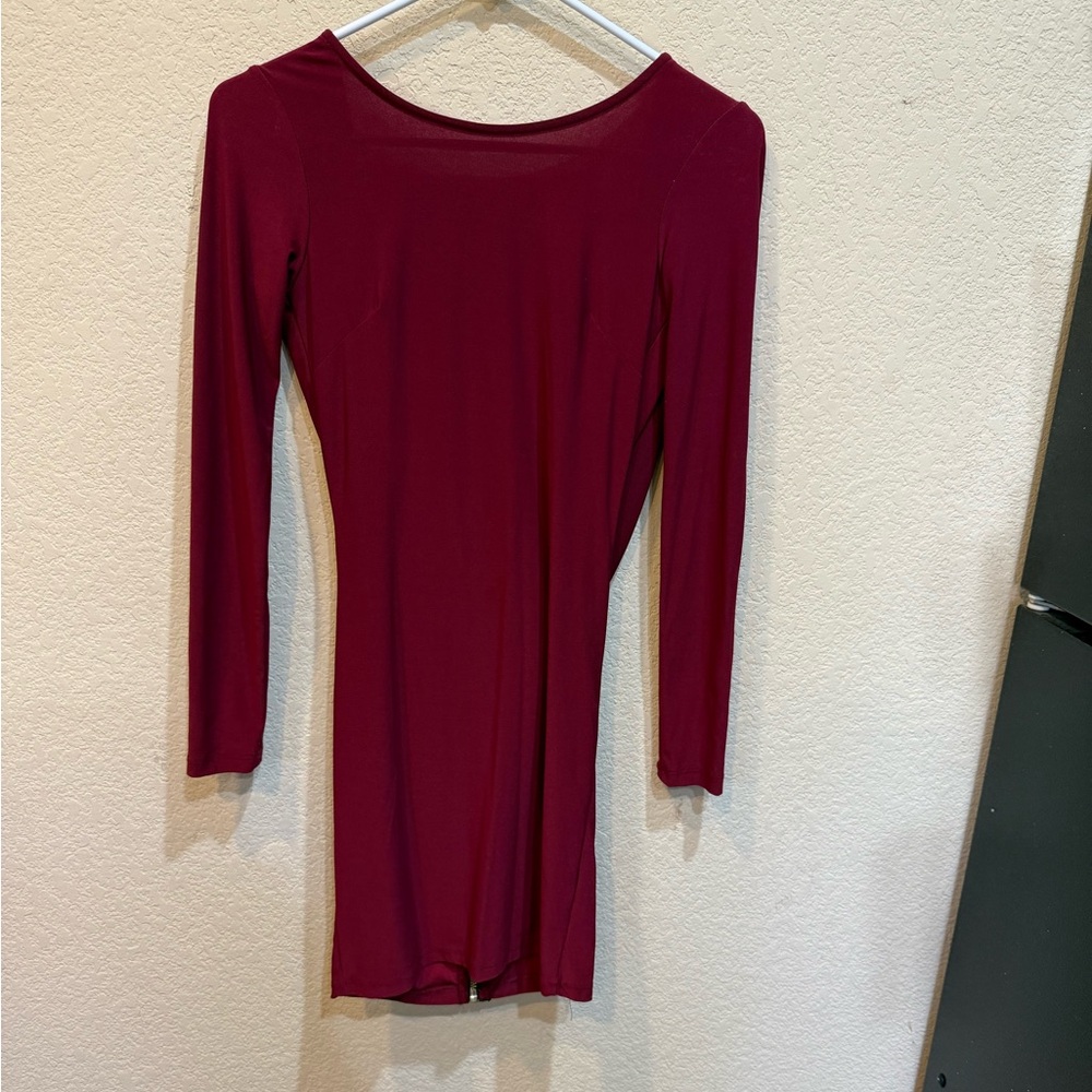 Open back mini dress